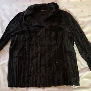 Gerry Weber Dark Gray button up Blouse